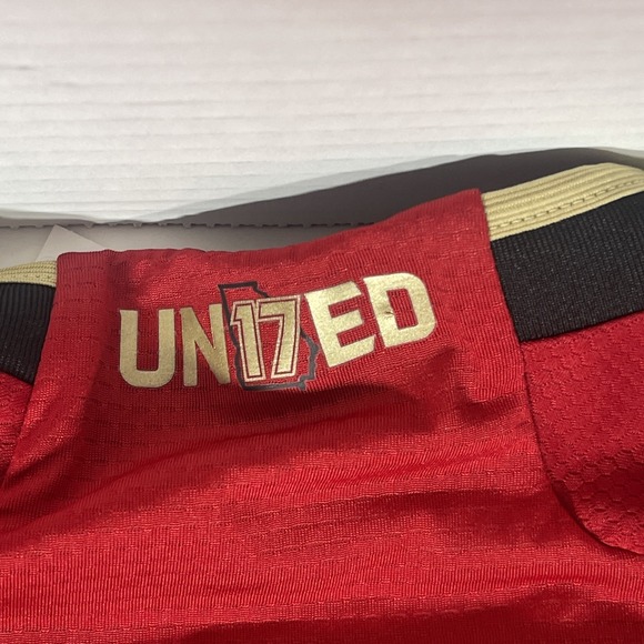 Adidas MLS Atlanta United Authentic Home Soccer Jersey IC3001 Slim Fit Sz XL NWT - Picture 5 of 5